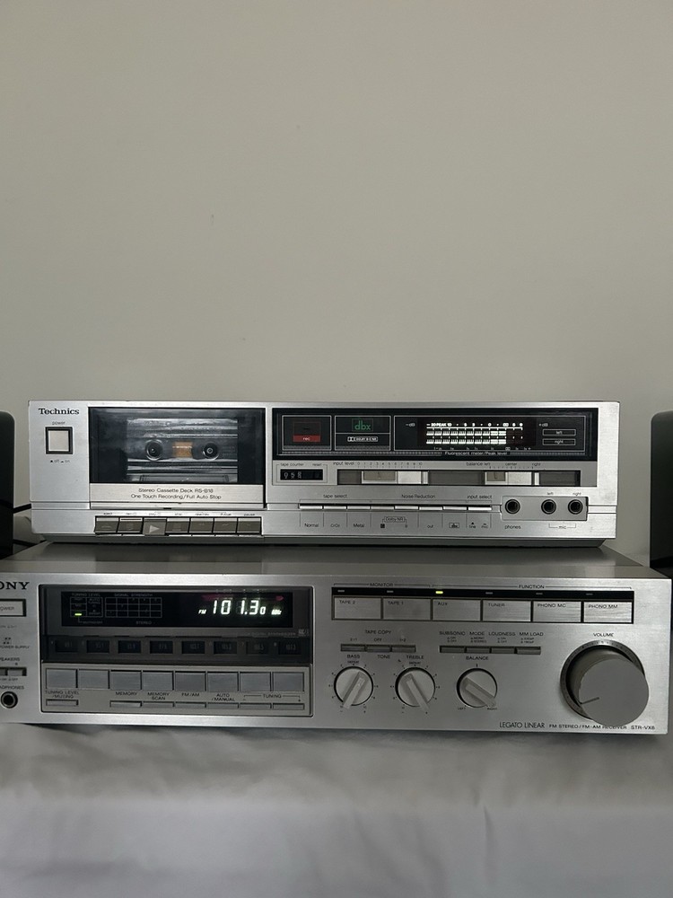 Technics RS-B18 Cassette deck Silver Edition TESTED WORKING Decent Condition