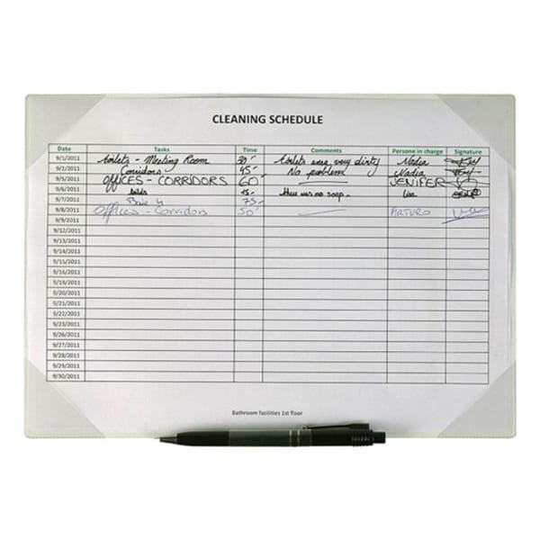 Sign Holder, Easy Write, Adhesive, Pk5, P15430