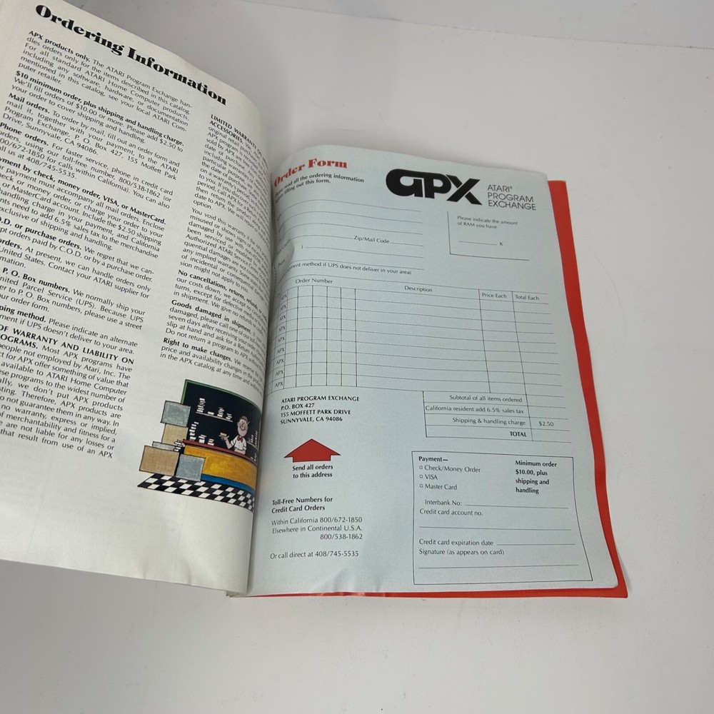 Atari Program Exchange Summer 1982 Software Catalog APX