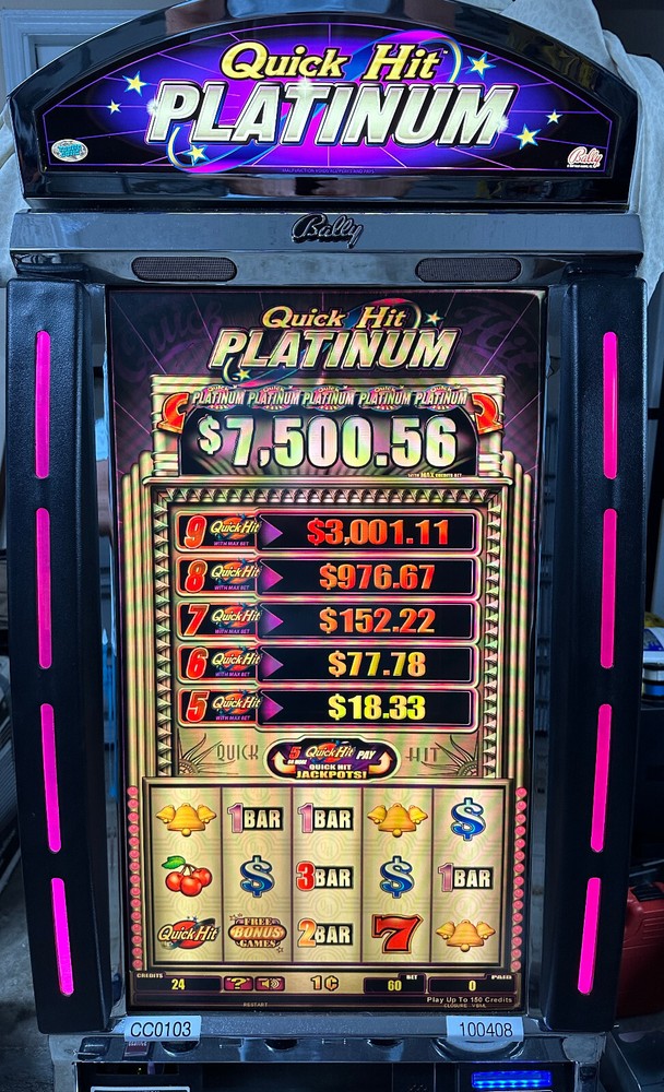 BALLY Elite V32 Quick Hit Platinum Slot Machine
