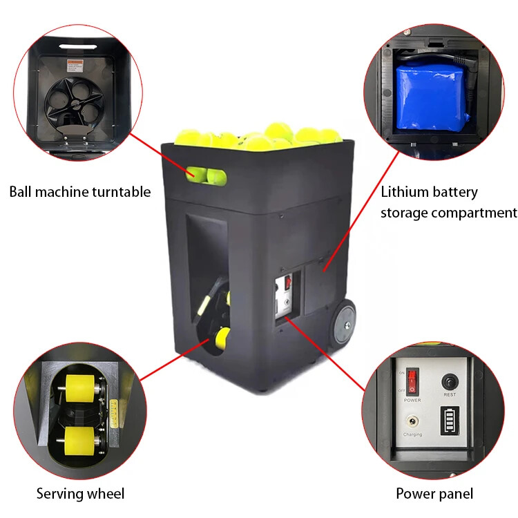 Practice Tennis Padel Ball Machine For Playing And Training APP Remote Control