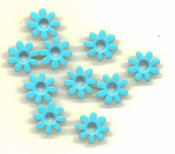 Blue Crazy Daisy Flower Eyelets Set