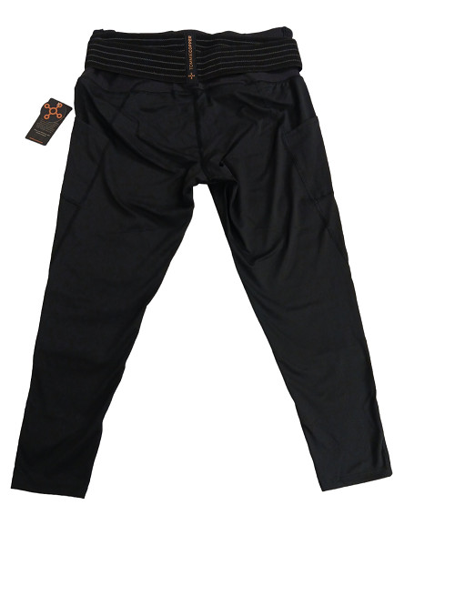 Tommie Copper BLACK 24" Lower Back Support Compression Ankle Leggings PICK SIZE: