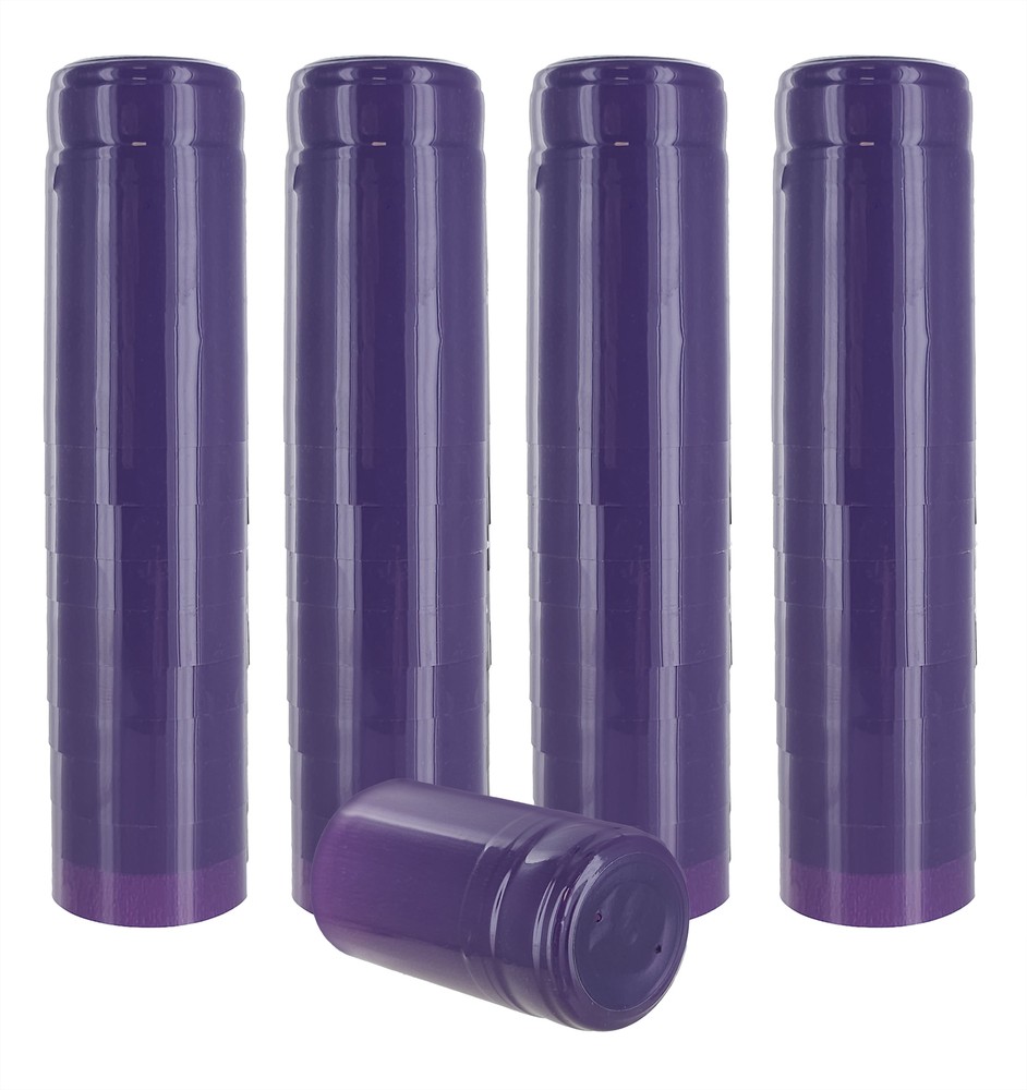 Purple PVC Shrink Capsules 30 Count