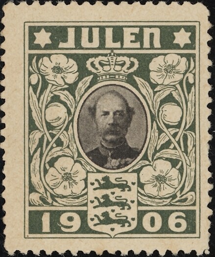 DENMARK, 1906. TB Seal 3, Mint