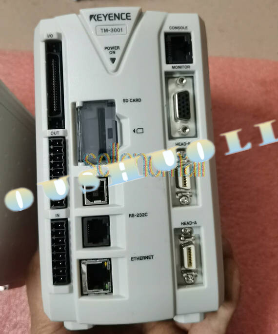 One Keyence TM-3001 High Speed 2D Optical Micrometer Controller Used