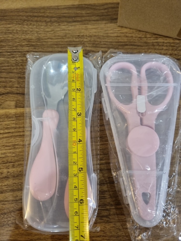 Pink 3 Piece Safe Dining Set With cases