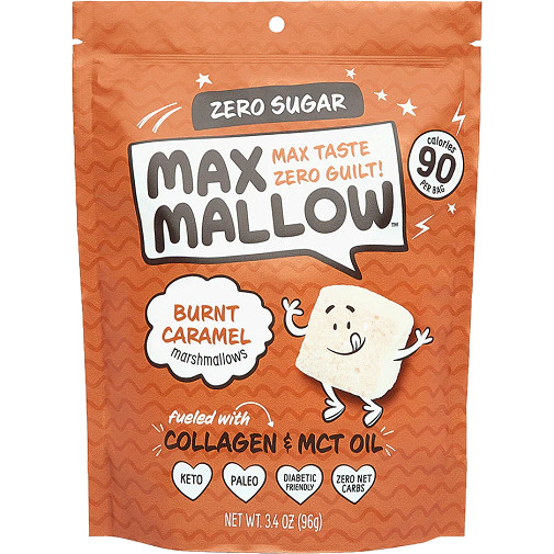 Max Mallow Zero Sugar Burnt Caramel 2 Pack