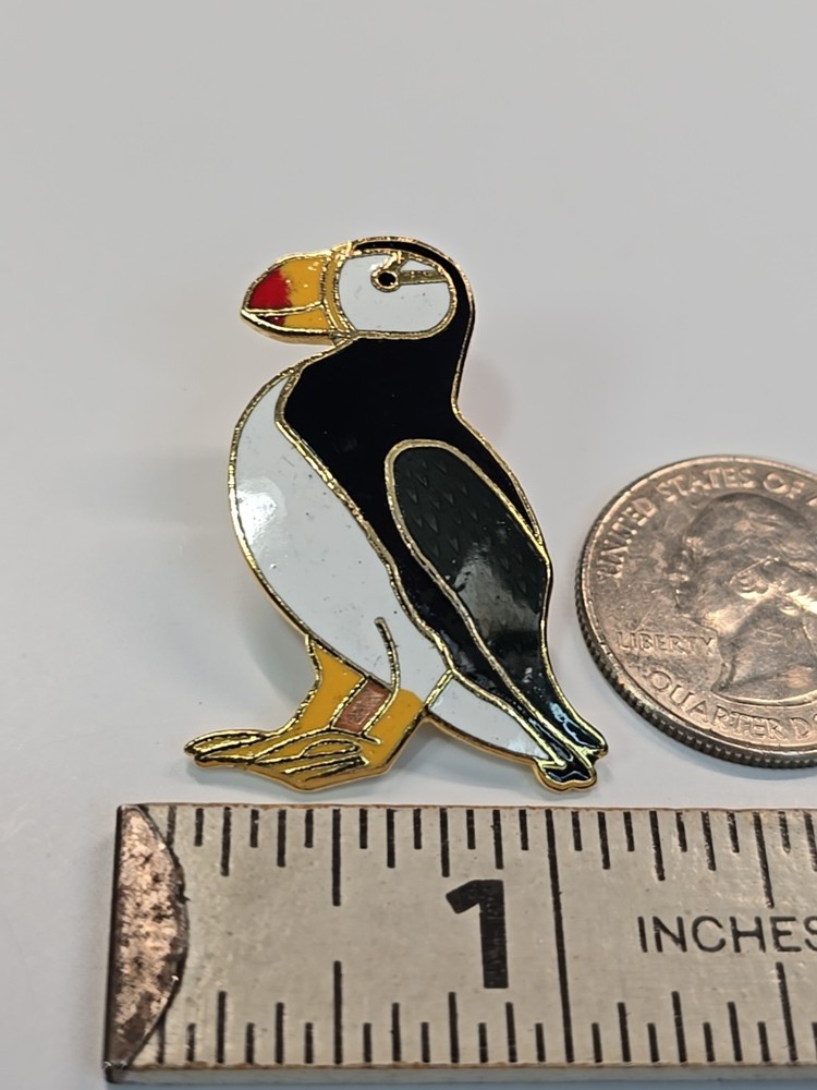 Puffin Bird Lapel Pin Nice Enamel