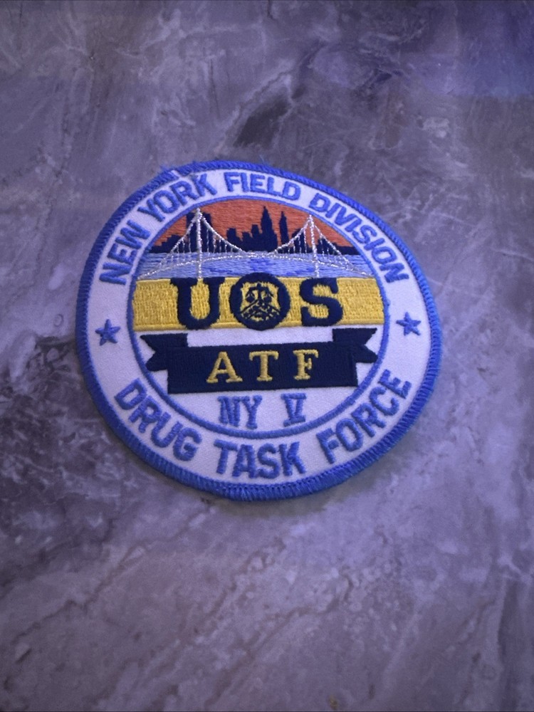 New York Drug Task Force Patch