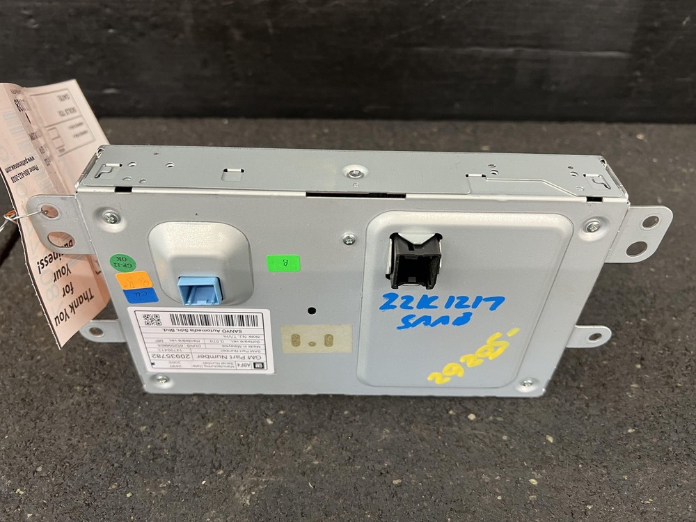 10-11 SAAB 9-5 DASH DISPLAY NAVIGATION SCREEN ID 20935782
