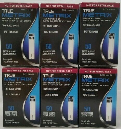 True Metrix Blood Glucose 300 Test Strips Exp: 8/20/2024