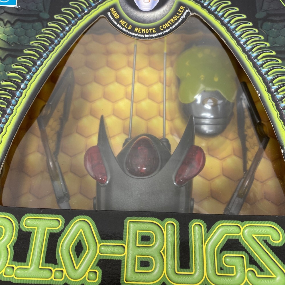 BIO Bugs ACCELERAIDER Remote Control R/C Bug Toy Robot Wow Wee 2003 NIB SEALED