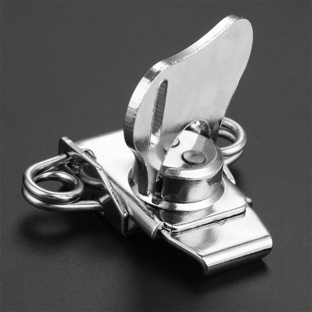 Spring Loaded Butterfly Toggle Latch Hardware Suitcase Hasp Chest Case Box Catch