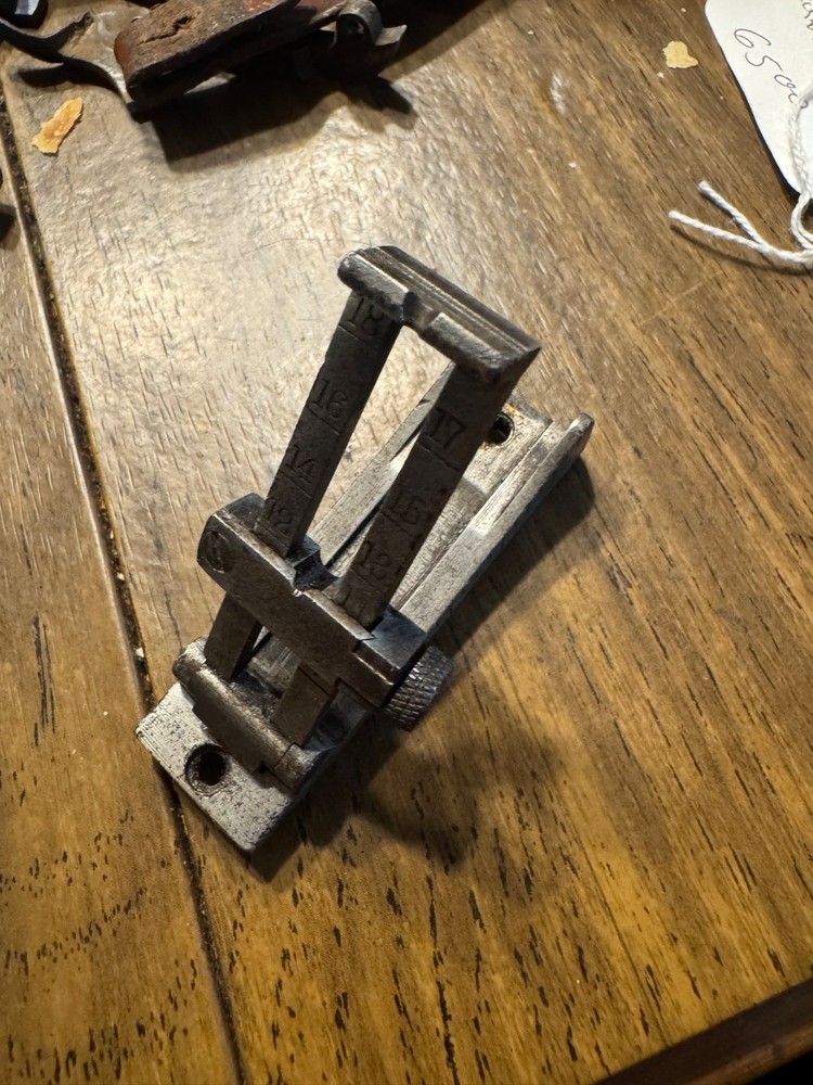Antique U.S. 1896 Krag Rear Sight
