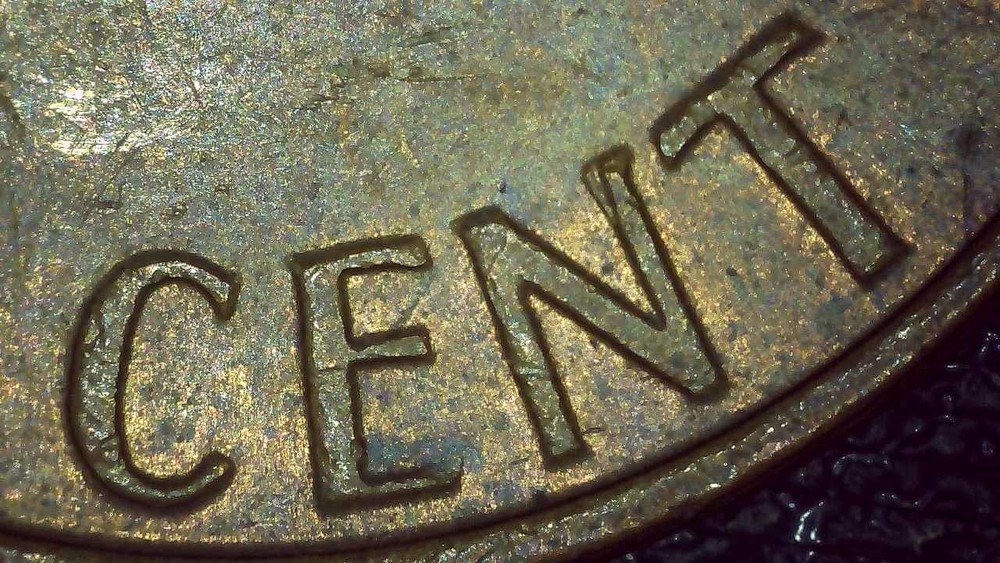 1978 D Lincoln Penny error filled mintmark