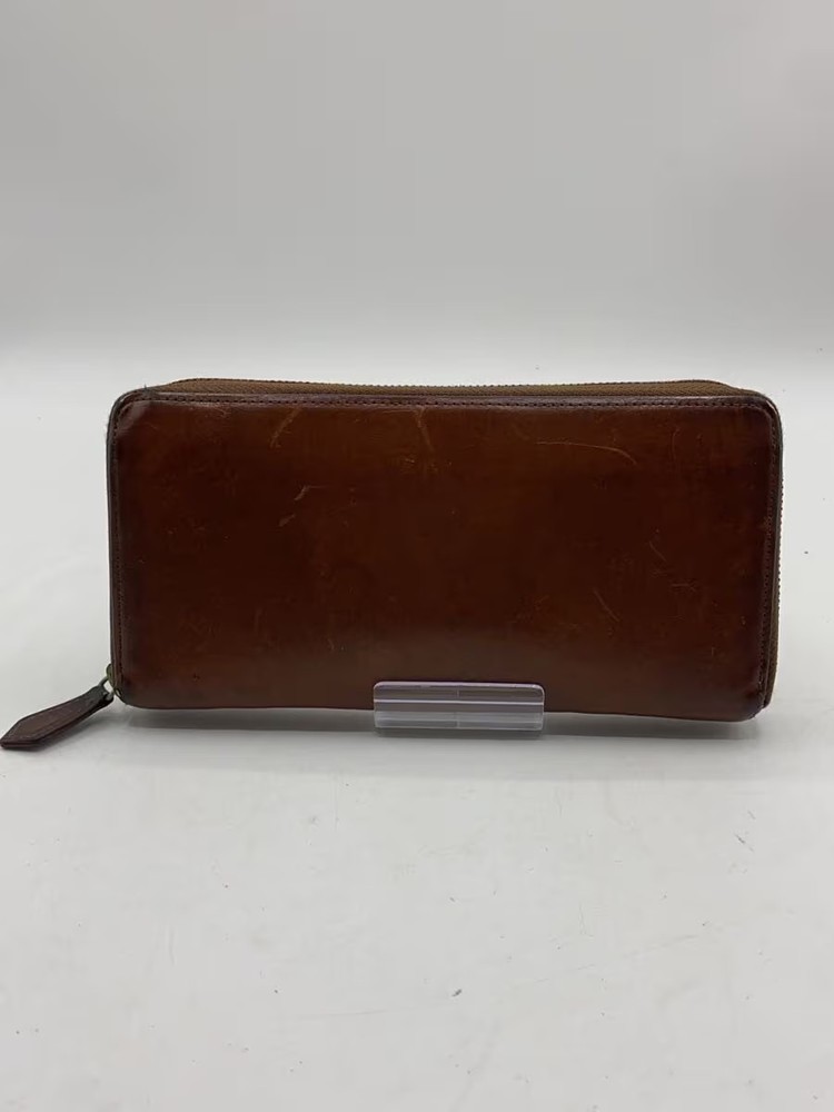 COCOMEISTER Long Wallet Leather BRW Plain Men's