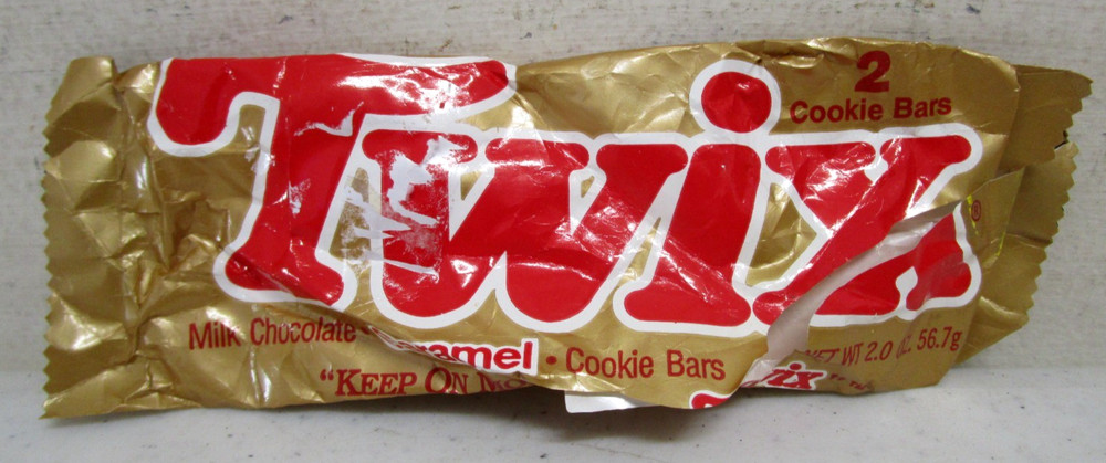 VINTAGE 1980's TWIX CANDY BAR WRAPPER EMPTY
