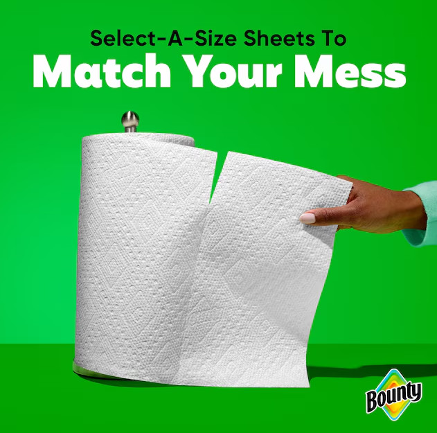 Bounty Double Select-a-Size 12 -Count Select-a-size Paper Towels