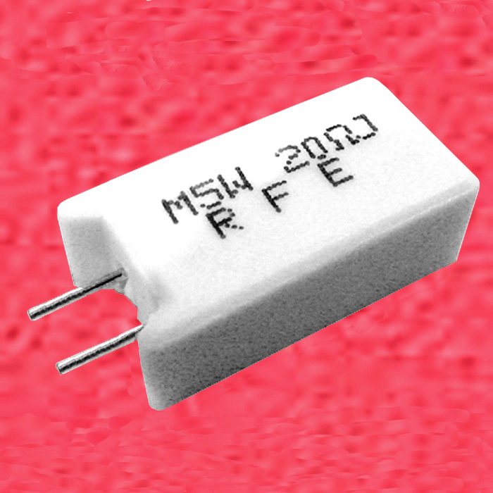 (3) 20 Ohm 5 Watt Ceramic Power RESISTORS (small elevated vertical footprint)