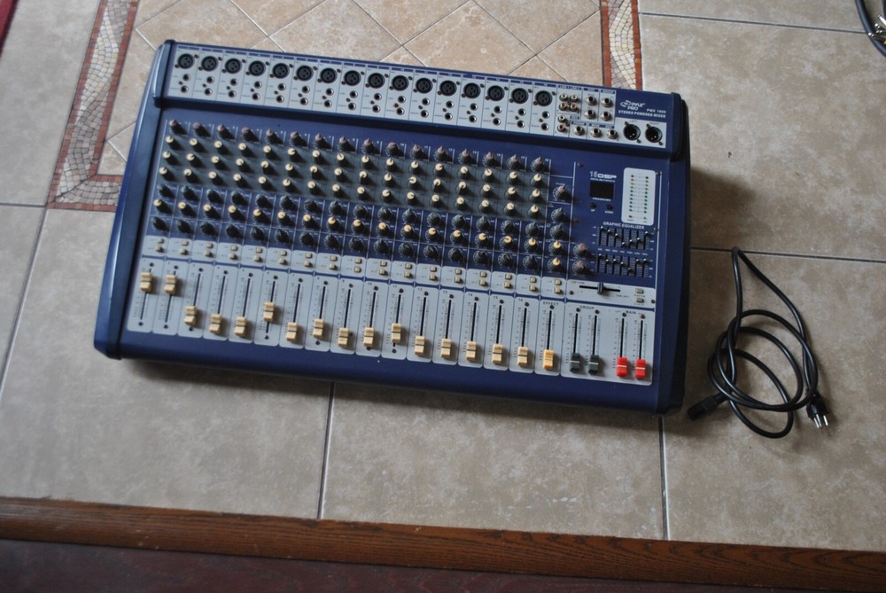 pyle pro pmx 1608 16 chanel 1200 watts mixer