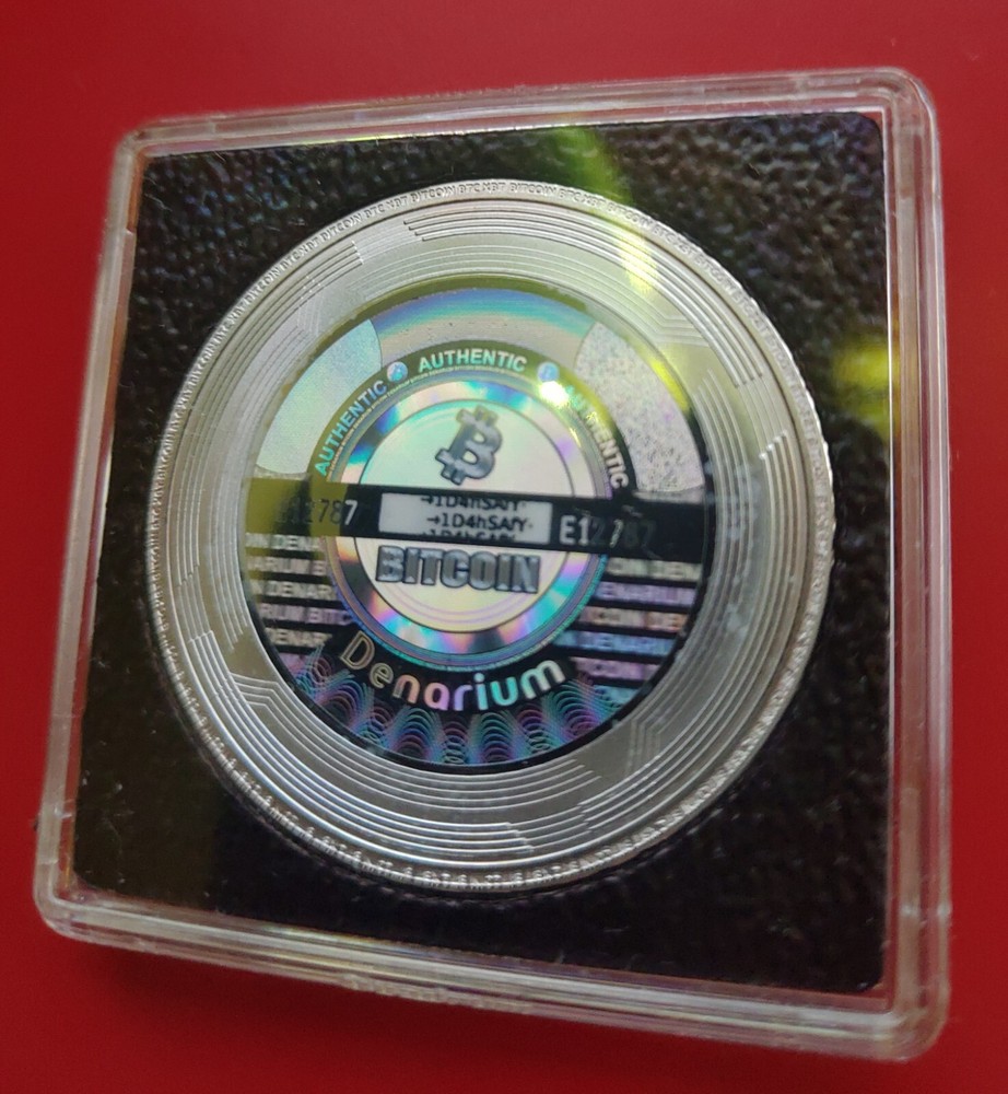 2017 DENARIUM BITCOIN 1oz Fine Silver Cold BTC Wallet - New ---- ONLY 71 Made!!
