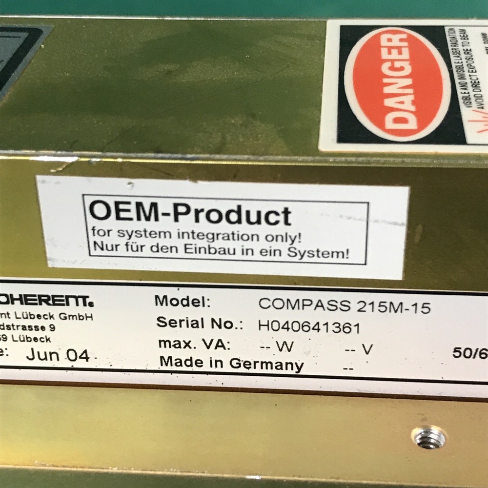 Coherent Compass 215M-15 Laser Module