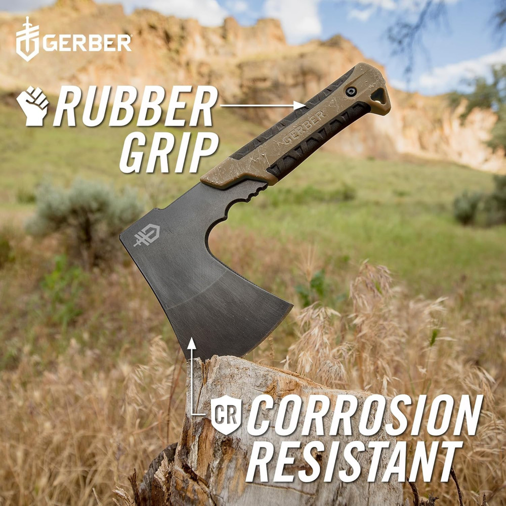 Gerber Pack Hatchet: 2.5 inch blade length (Coyote Brown)
