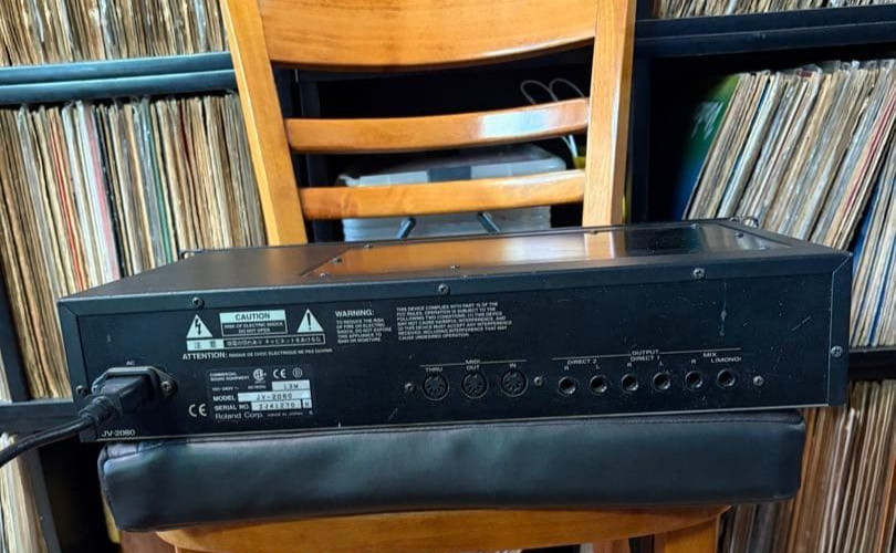 Roland JV-2080 Synth Module Rack LCD Excellent Tested Working from Japan
