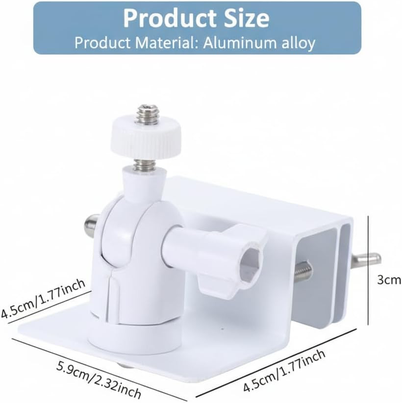 Universal Solar Panel Gutter Mount for Ring Arlo Eufy Wyze Reolink Solar Panels