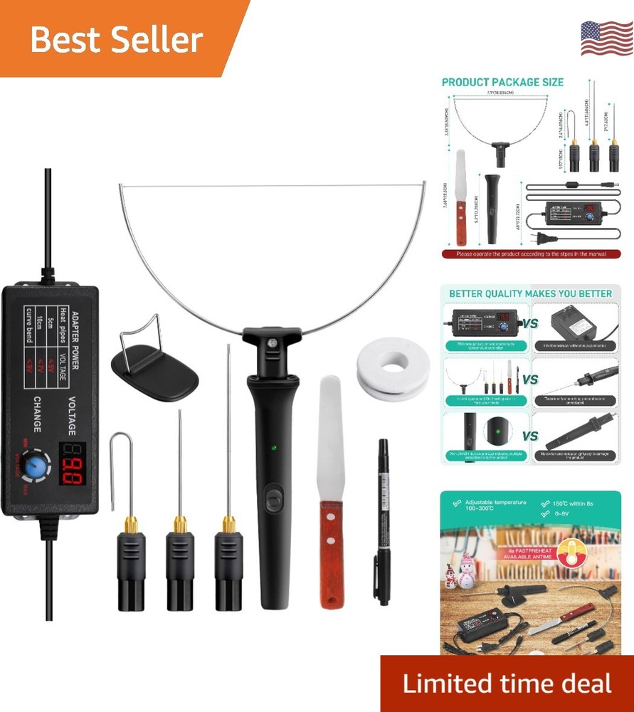 Compact Hot Foam Cutter Kit with Fast Heating, Ideal for Art & Craft Projects