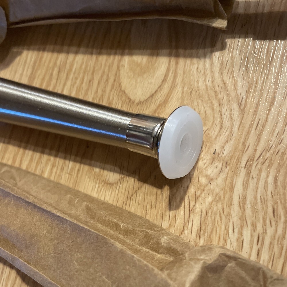 chrome 9” mid century moden legs & hardware Wilkinson