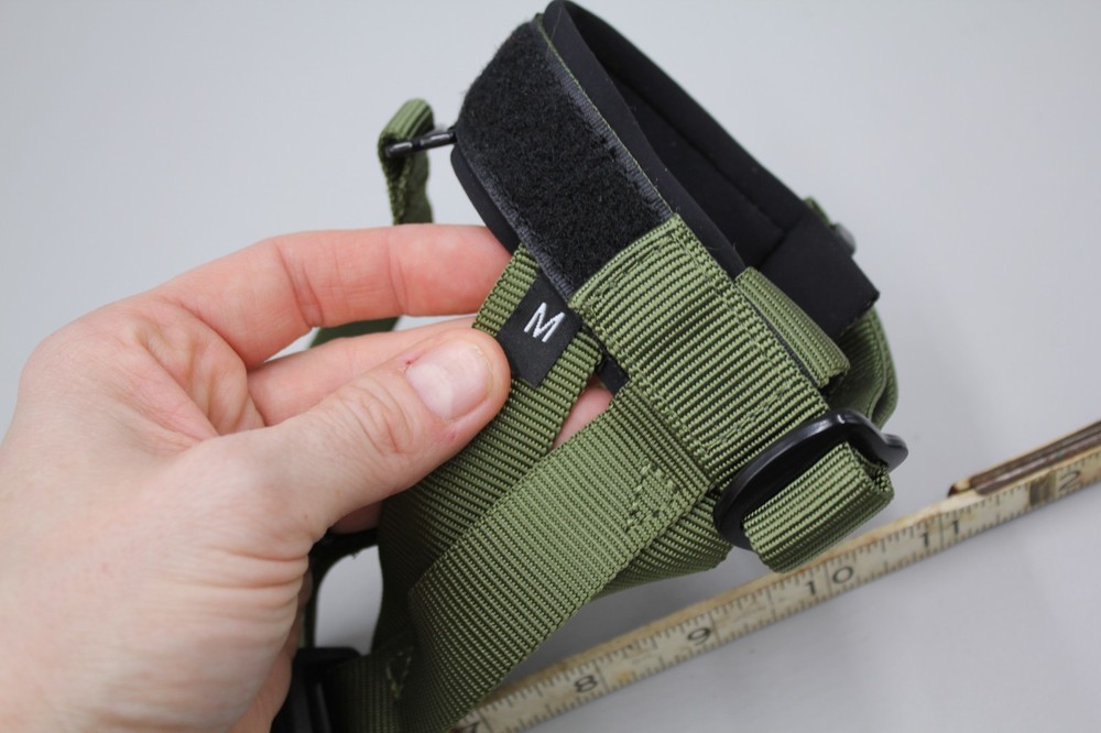 Premier Pet Dog Muzzle MEDIUM 10-11” Padded Olive Green Adjustable Neck & Snout
