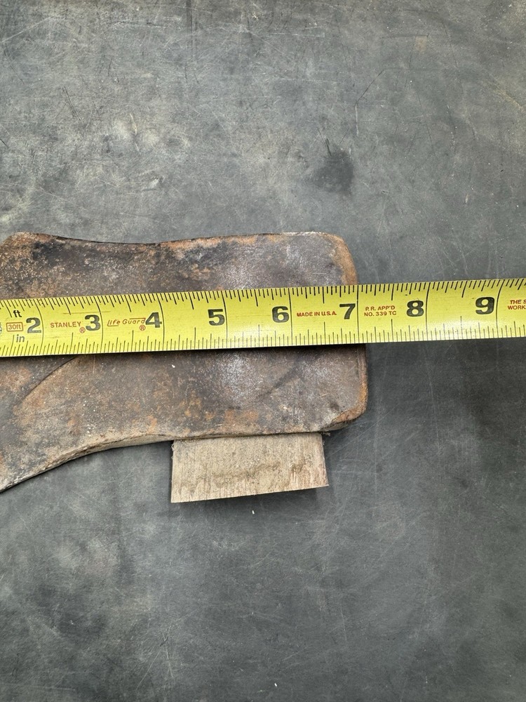 Vintage Phantom Bevel Single Bit Axe Head Unmarked