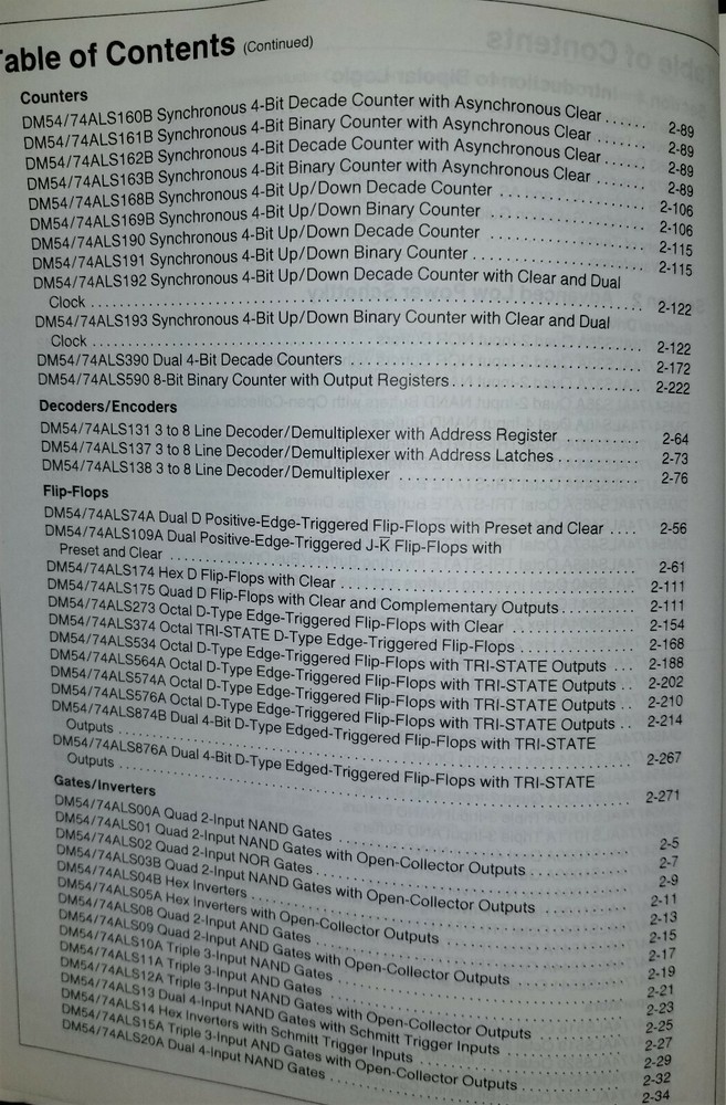 USED 1987 National ALS/AS Databook