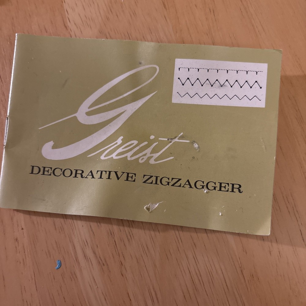 Greist Decorative Zigzagger Vintage Style #1