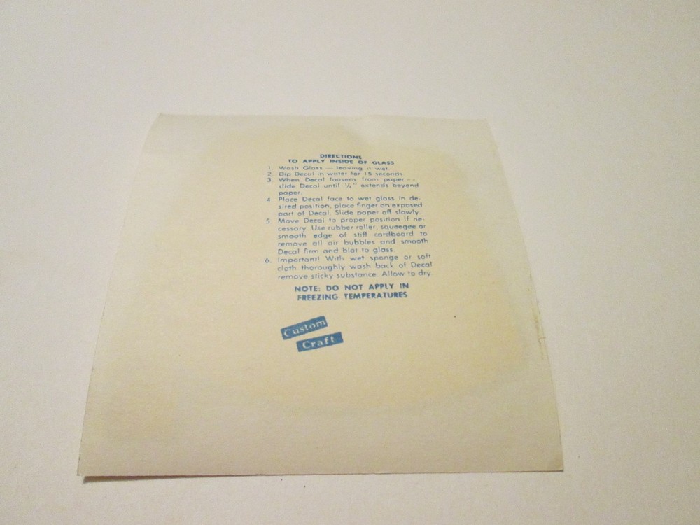 1960’s - 70’s YAARAB Shriner Sticker UNUSED