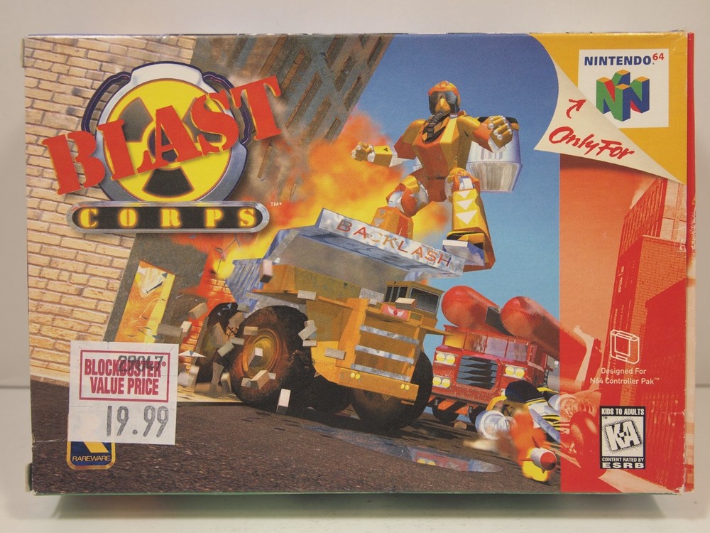 Blast Corps (Nintendo 64 | N64) Authentic BOX ONLY