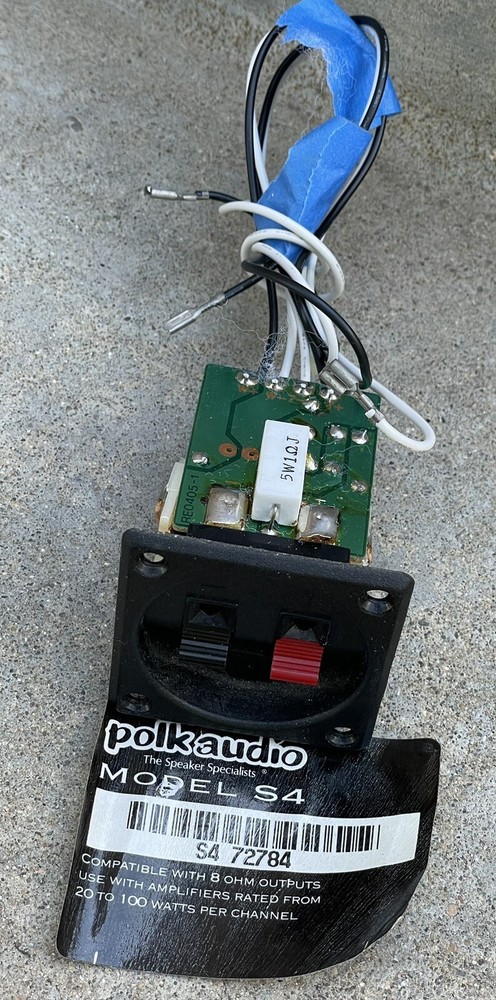 single POLK S4 2-way Speaker Crossover