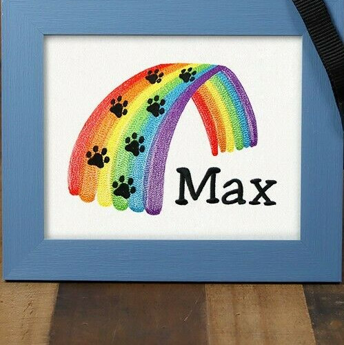 Rainbow Bridge Hand Towel Set Embroidered Personalized