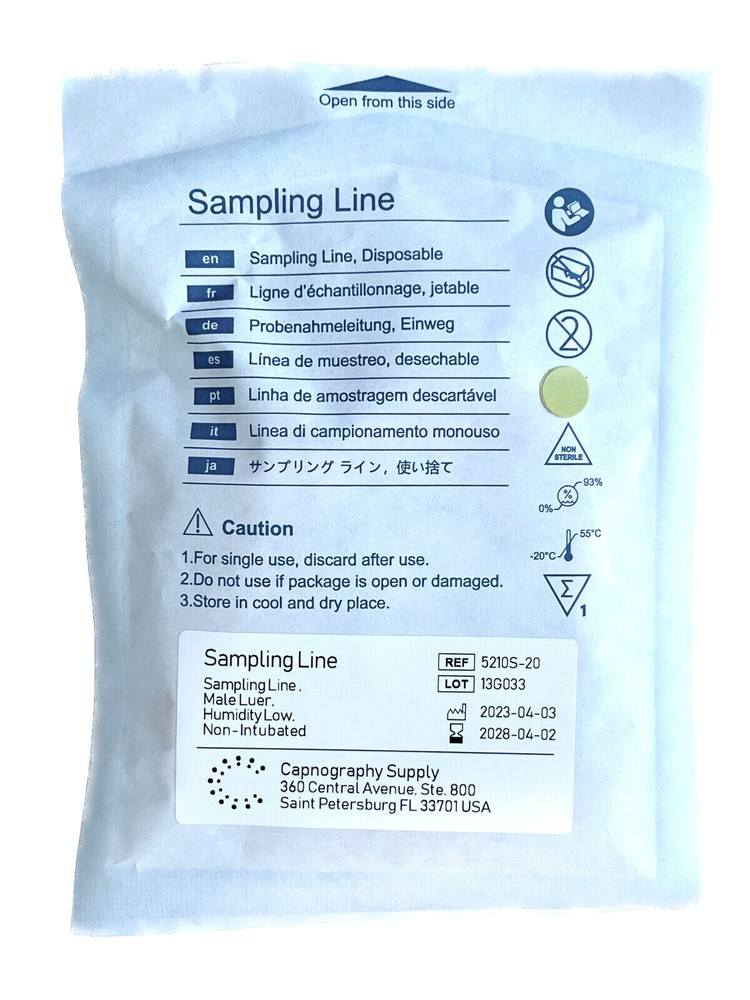 Philips Respironics 989803206751 Compatible Disposable CO2 Sampling Line Kit