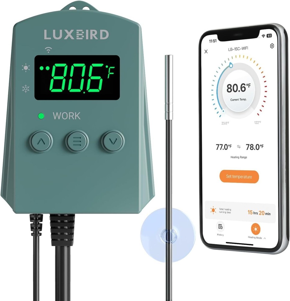 Remote Temperature Control with 365-Day Logging for Optimal Ecosystem Care