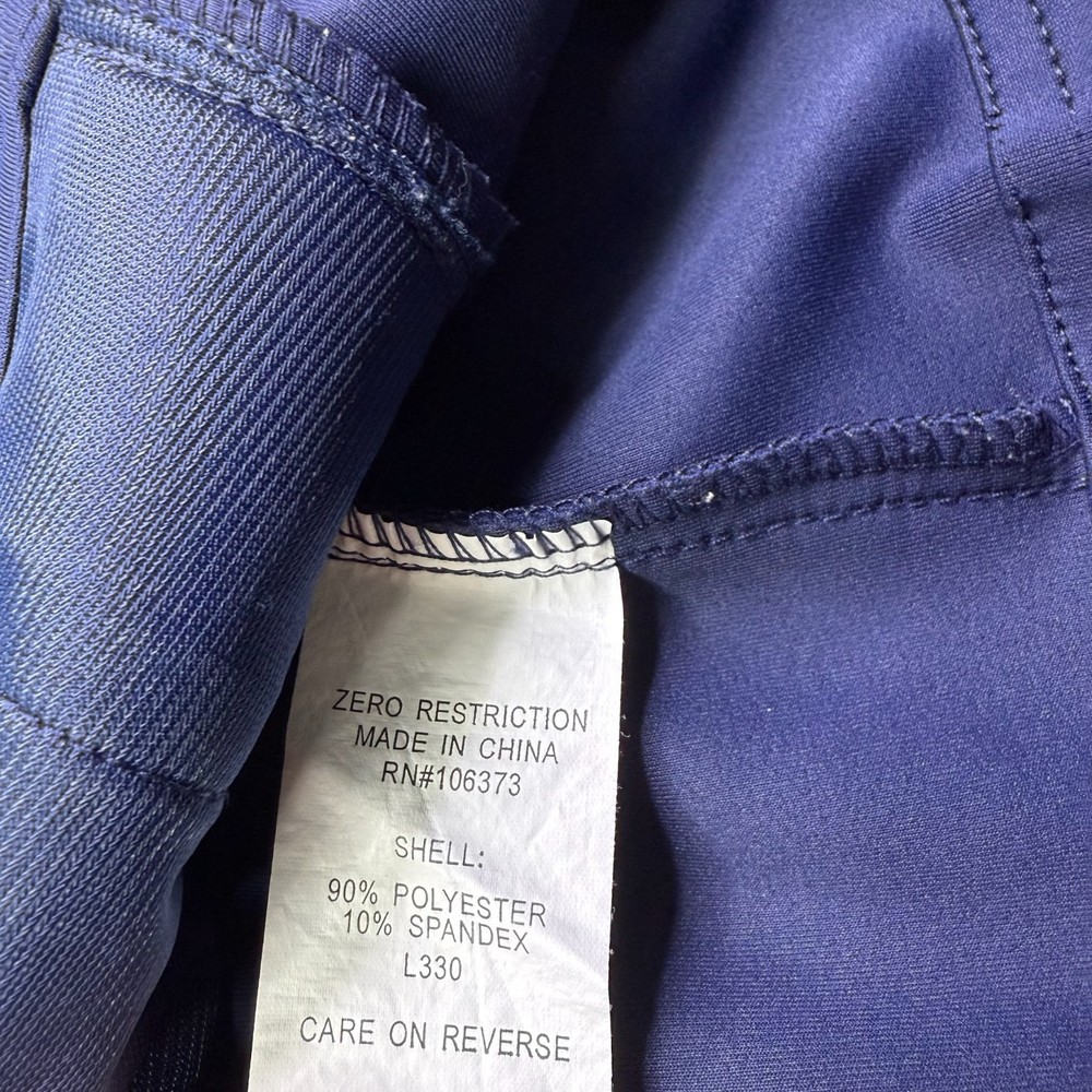 Zero Restriction Mens Blue Tour Series Golf Pullover Jacket US Open Size M