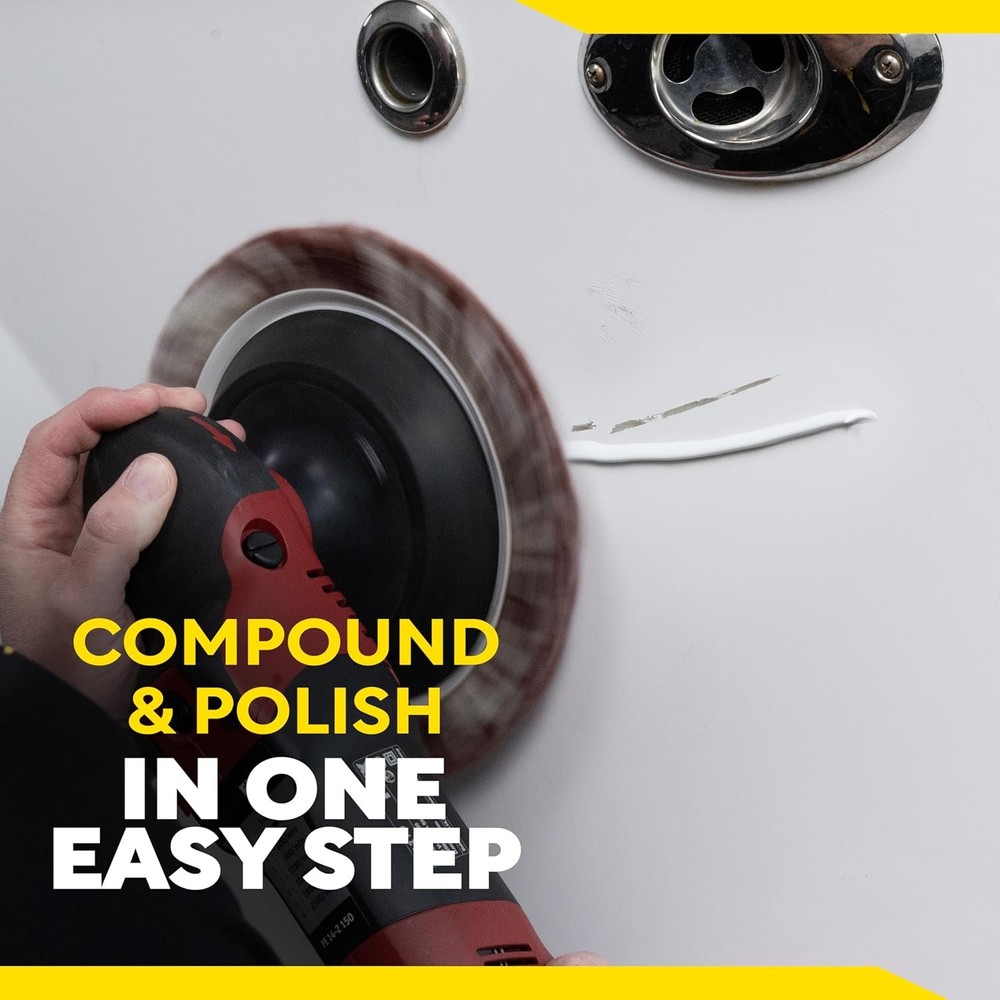 Meguiar's M6732 Marine/RV One Step Compound, Remove Oxidation, Stains,...