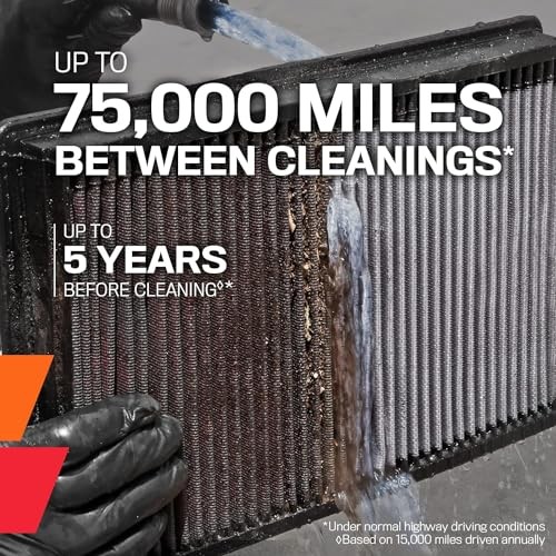 Engine Air Filter: Increase Power & Towing, Washable, Replacement Air Filter: