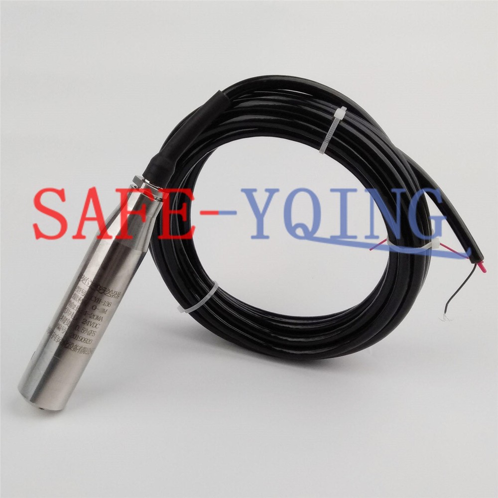 4-20MA 1.0m Range Water Level Transmitter Liquid Level Transducer Sensor