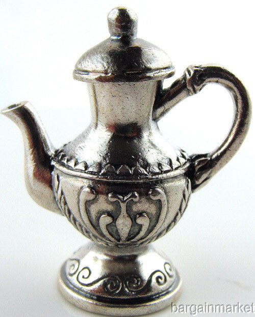 Miniature Sterling Silver Tea Coffee Pot Removable Top #504