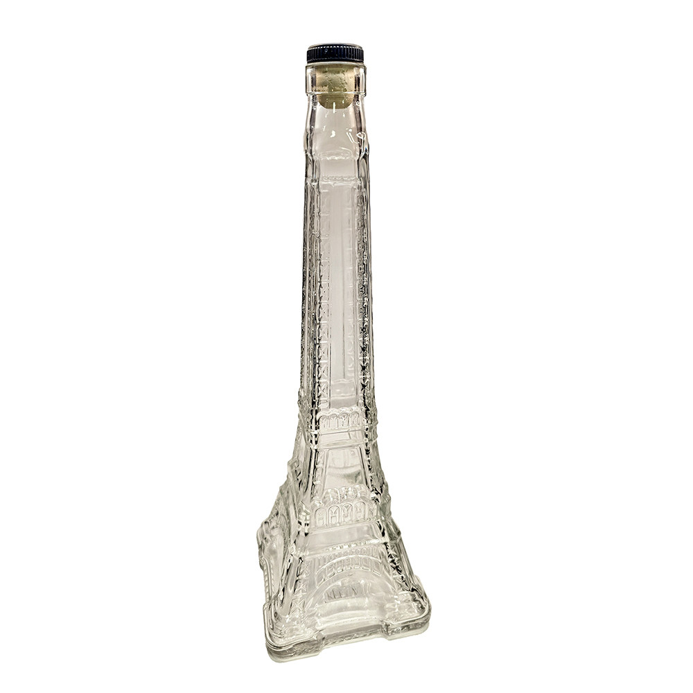 Home Brew Ohio Eiffel Tower Flint Liquor Bottle 500ml with 19mm T-Cork