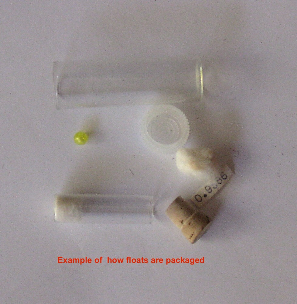 Density Gradient Colum Floats (Price for each float)