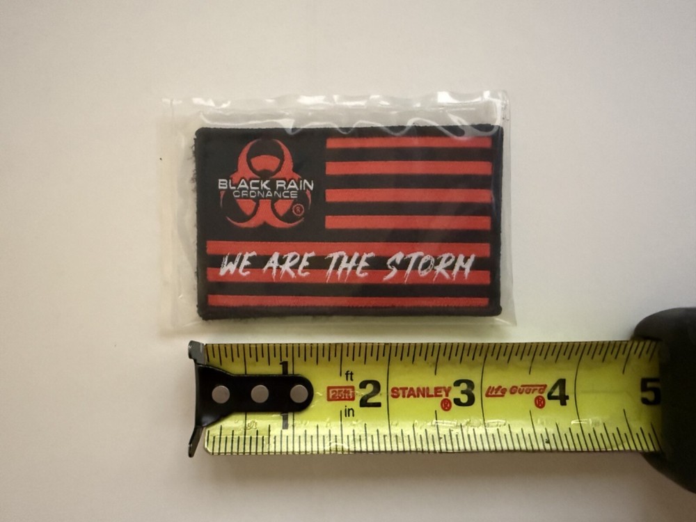 Black Rain Patch, Hook/Loop